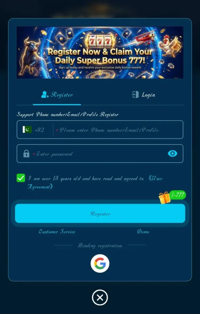 966PK Login & Register