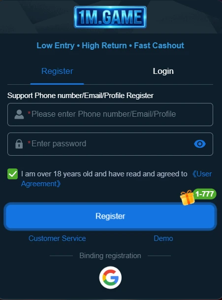 Instant 1M Game Account Setup & Login - Step-by-Step Mastery 2026