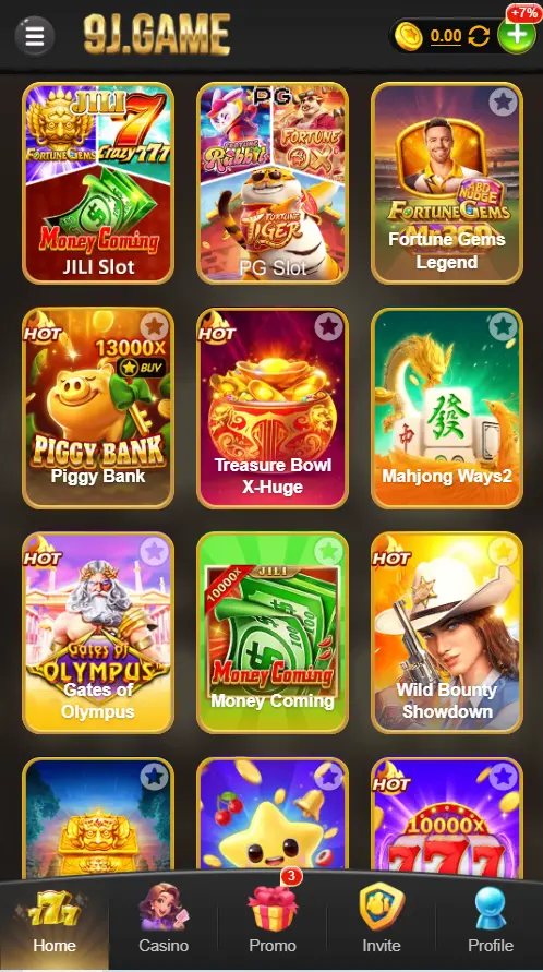 9 J Game