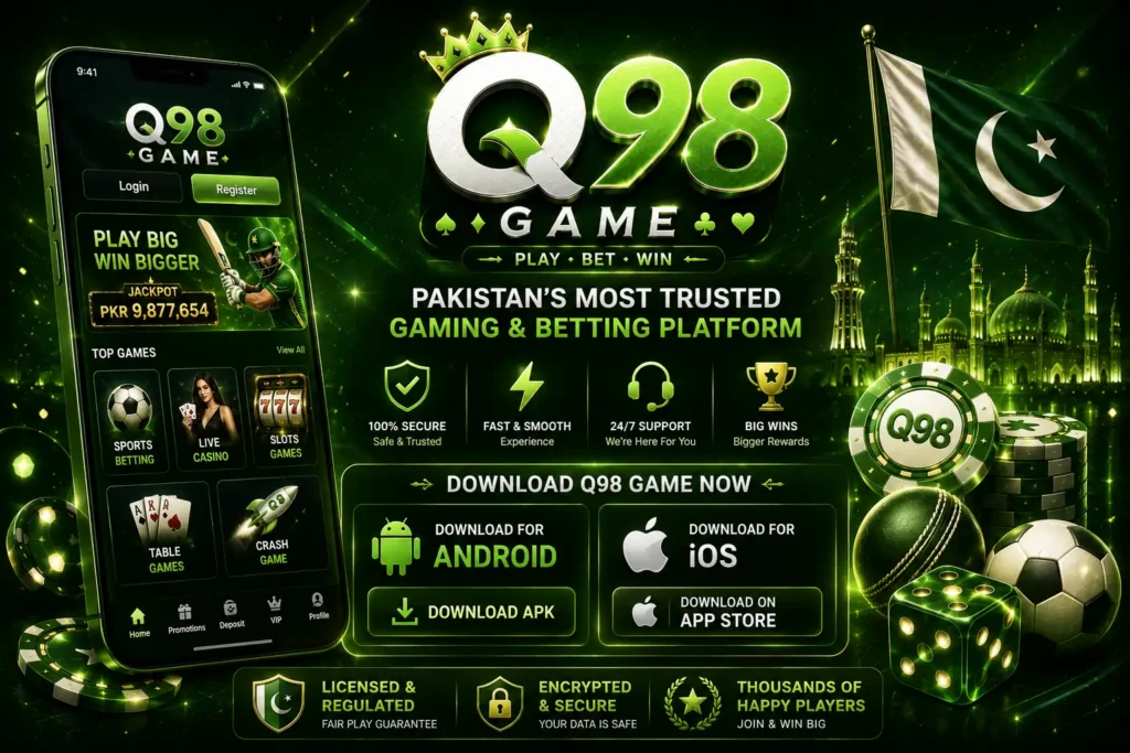 Step by step 98Q Game APK download guide for Android in Pakistan 2026

