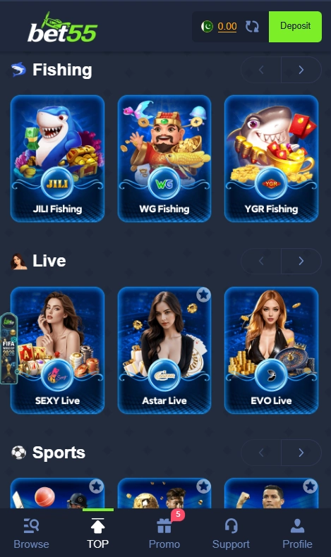 BET55 Game Download (Latest Earning App) For Android 2026
