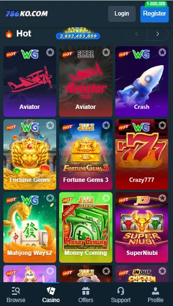 786 KO Game