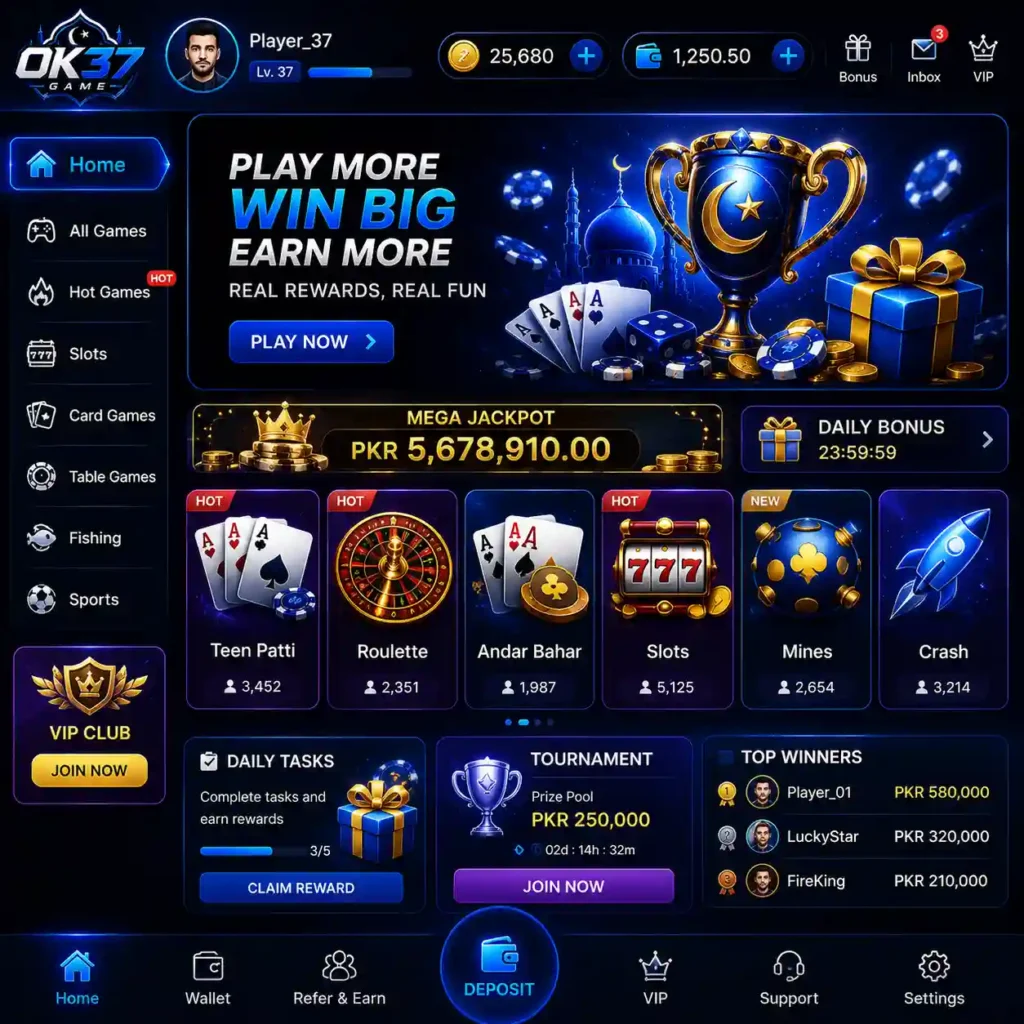 OK37 Game Interface