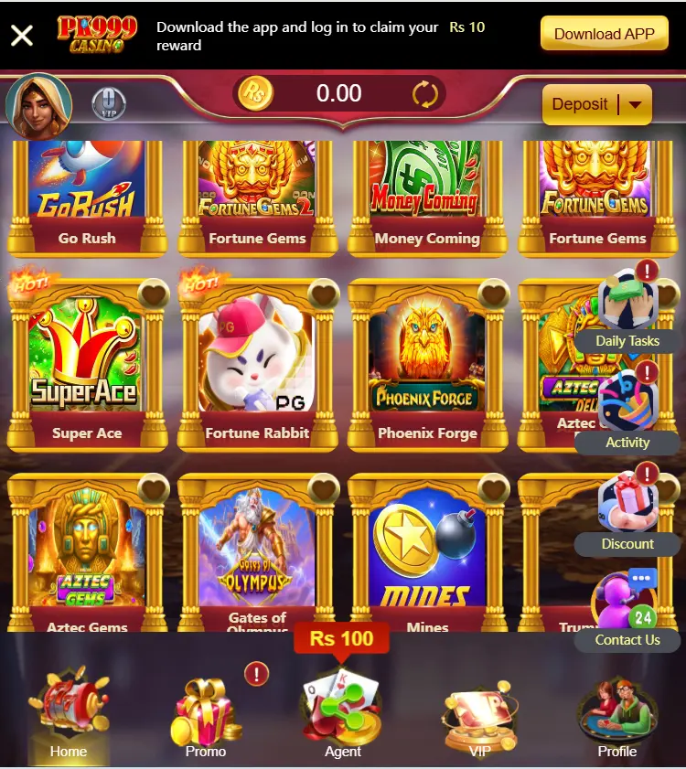 PK999 Game Pakistan 2026 mobile gaming app interface showing earning and casino-style features
