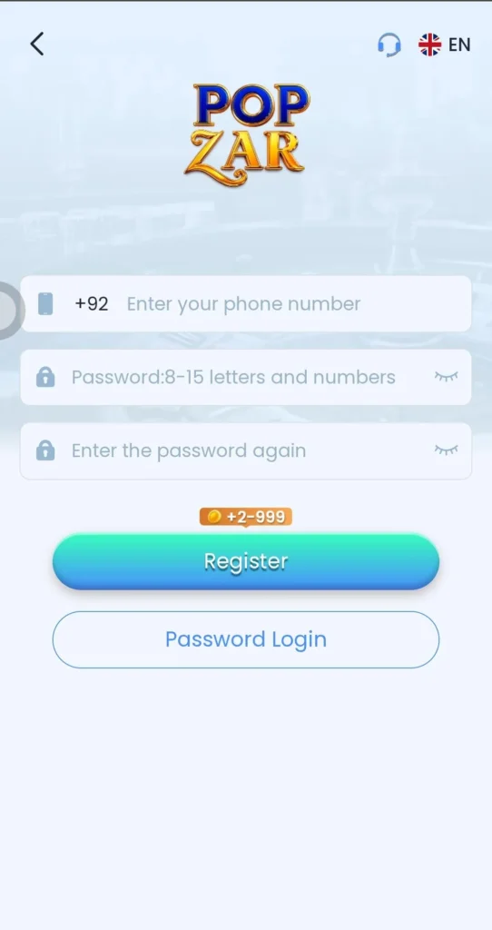 POP ZAR Game Registration and Login Tutorial in 2026