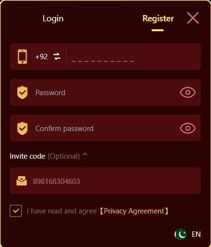 How to Register and Login to Y 71 Game APK