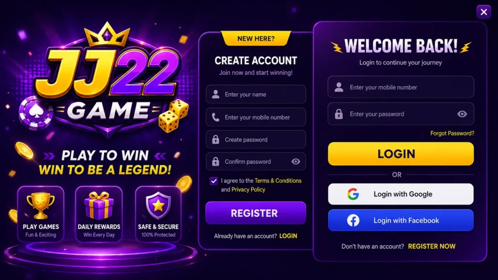 How to Register and Login JJ22 Game APK – Complete Guide